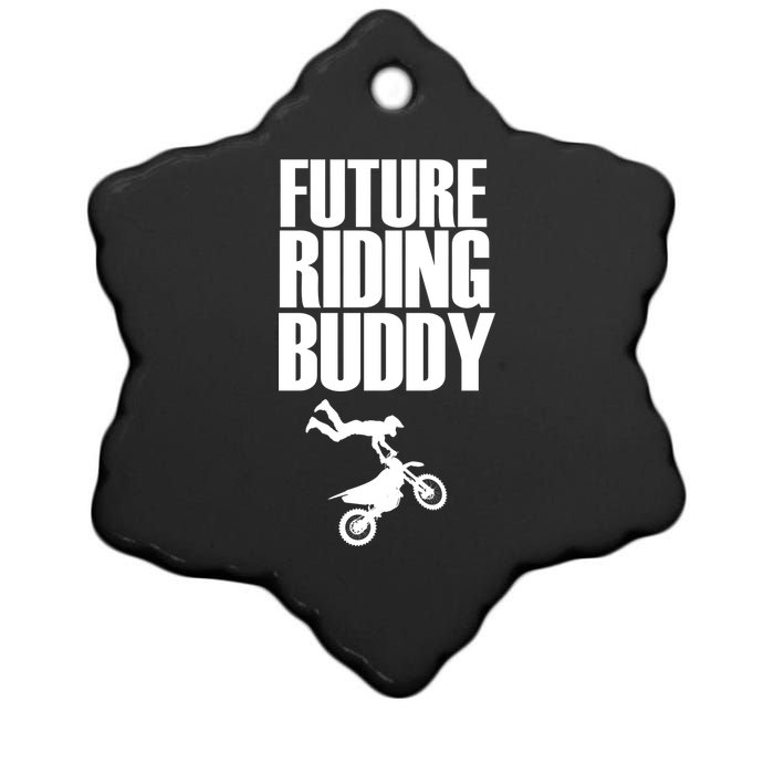 Future Riding Buddy - Motocross Ceramic Star Ornament