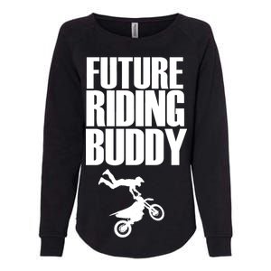 Future Riding Buddy - Motocross Womens California Wash Sweatshirt