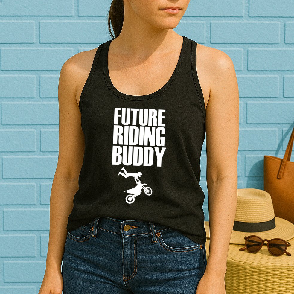 Future Riding Buddy - Motocross Womens Tank Top