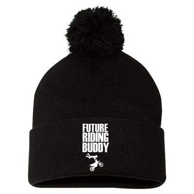 Future Riding Buddy - Motocross Pom Pom 12in Knit Beanie