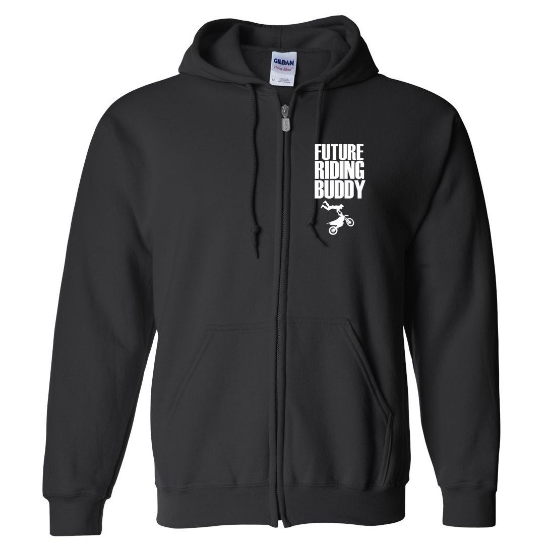 Future Riding Buddy - Motocross Full Zip Hoodie