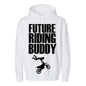 Future Riding Buddy - Motocross Garment-Dyed Fleece Hoodie