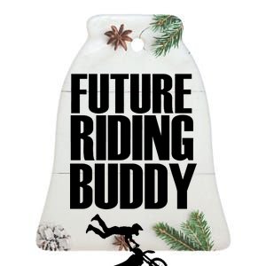 Future Riding Buddy - Motocross Ceramic Bell Ornament