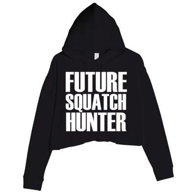 Future Squatch Hunter Crop Fleece Hoodie
