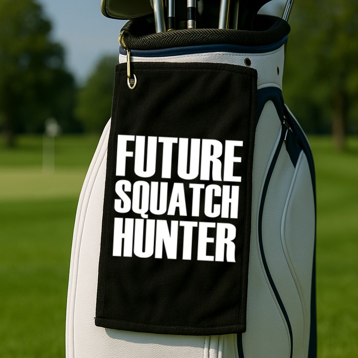Future Squatch Hunter Golf Towel