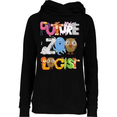 Future Zoologist Womens Funnel Neck Pullover Hood