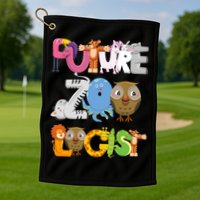 Future Zoologist Golf Towel