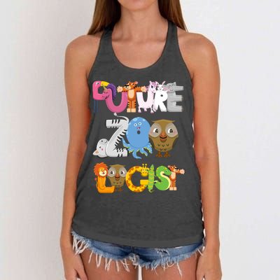 Future Zoologist Women's Knotted Racerback Tank