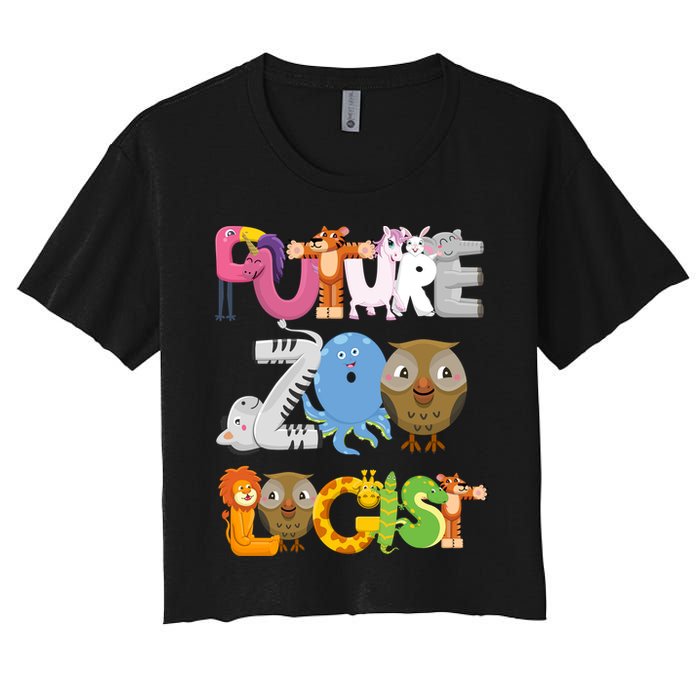 Future Zoologist Women's Crop Top Tee