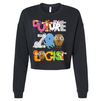 Future Zoologist Cropped Pullover Crew