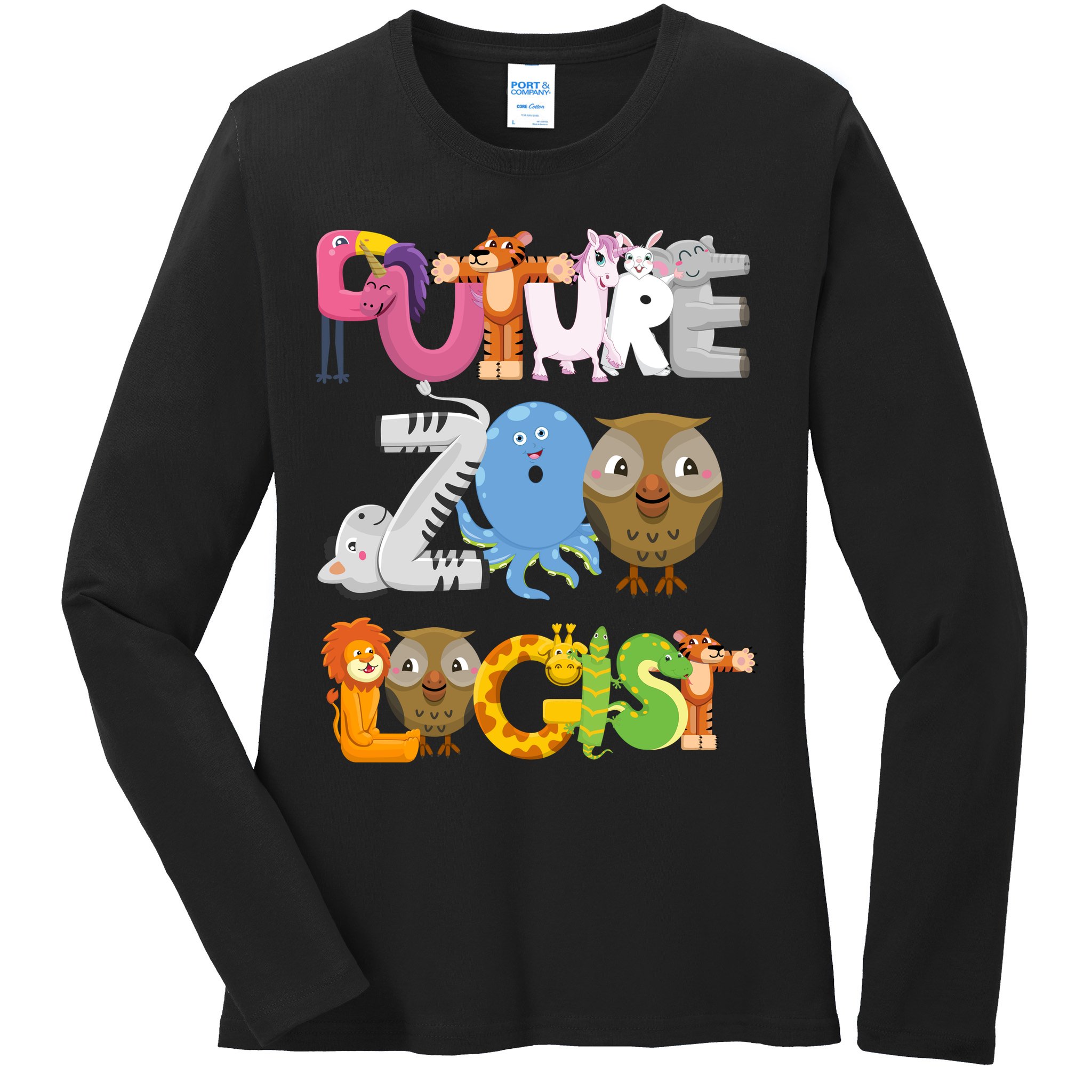 Future Zoologist Ladies Long Sleeve Shirt