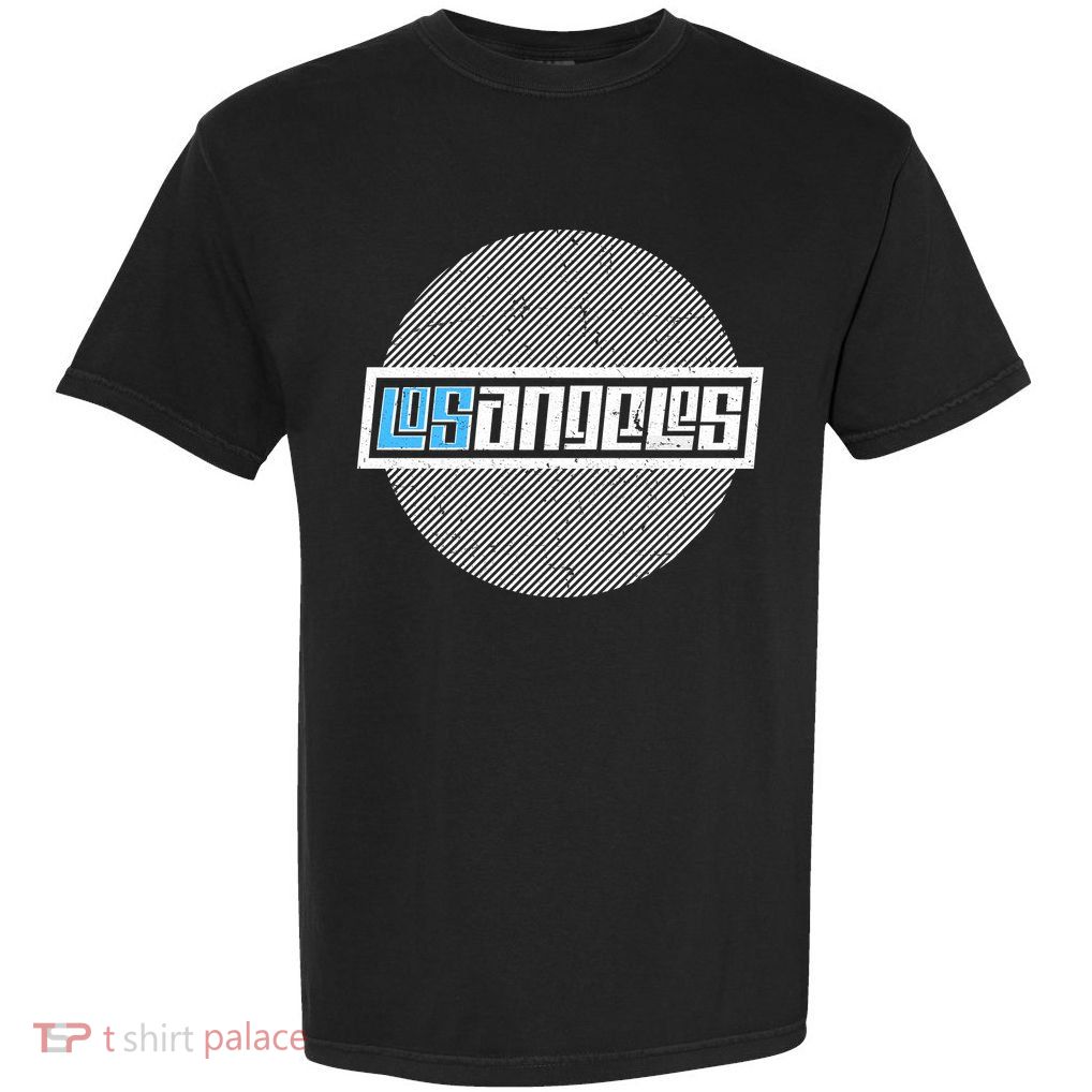 Futuristic Los Angeles Logo Garment-Dyed Heavyweight T-Shirt