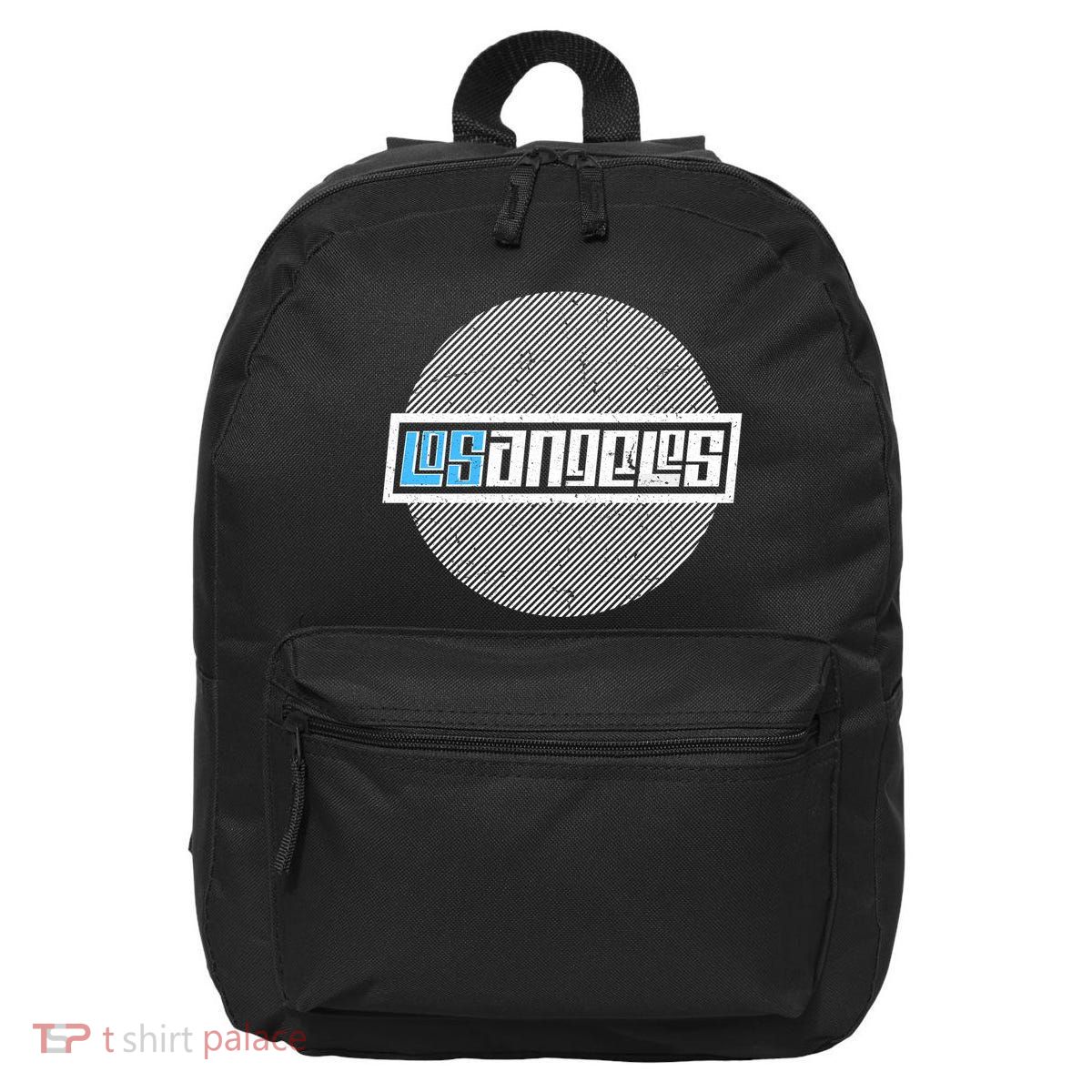 Futuristic Los Angeles Logo 16 in Basic Backpack