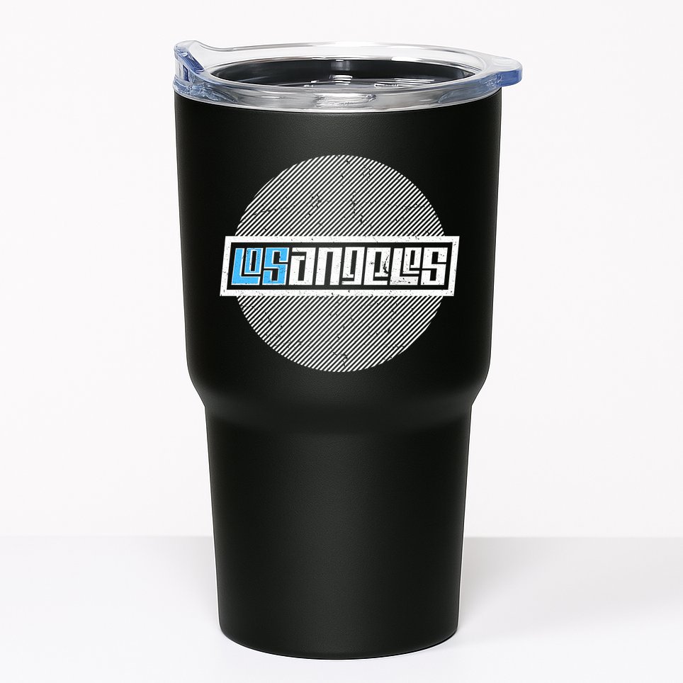 Futuristic Los Angeles Logo Tumbler