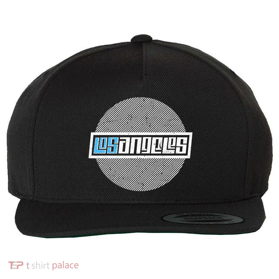 Futuristic Los Angeles Logo Wool Snapback Cap
