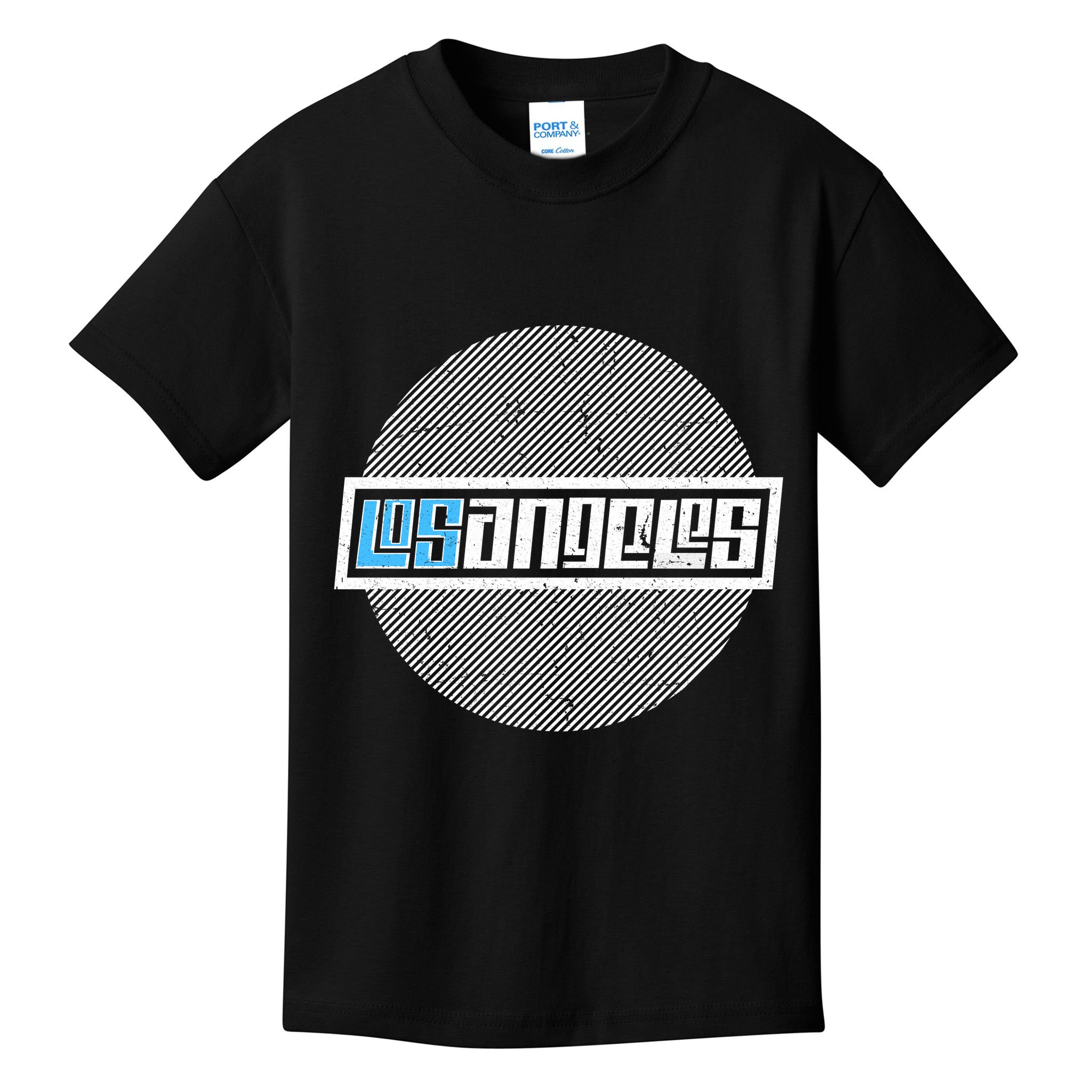 Futuristic Los Angeles Logo Kids T-Shirt