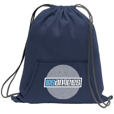 Futuristic Los Angeles Logo Sweatshirt Cinch Pack Bag