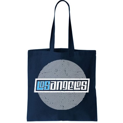 Futuristic Los Angeles Logo Tote Bag