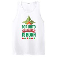 For Unto Us A Child Is Born PosiCharge Competitor Tank