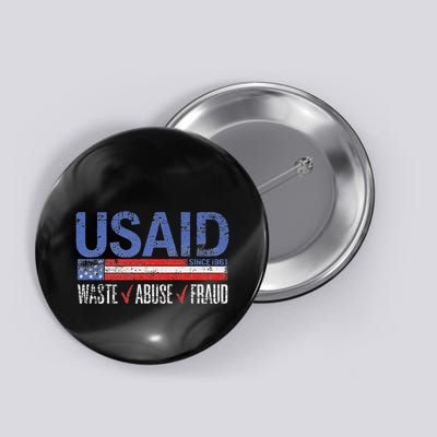 Funny Usaid Waste Abuse Fraud Since 1961 D.O.G.E 2025 Button