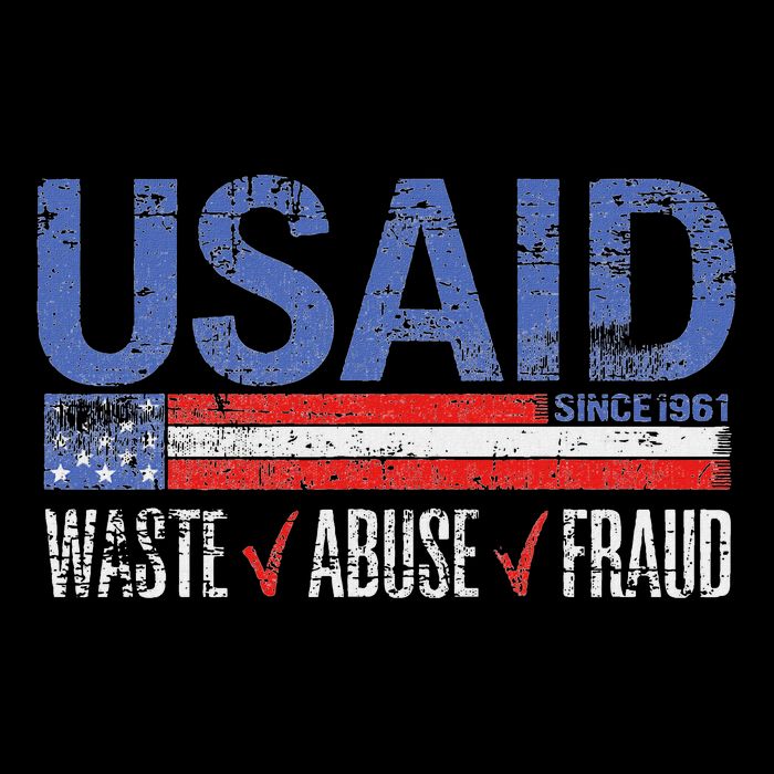 Funny Usaid Waste Abuse Fraud Since 1961 D.O.G.E 2025 Button