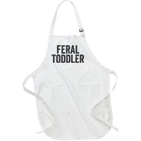 Feral Untamed Wild Funny Matching Family Full-Length Apron With Pockets