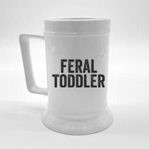 Feral Untamed Wild Funny Matching Family Beer Stein