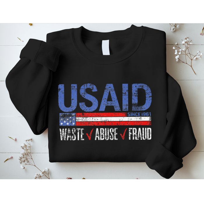 Funny Usaid Waste Abuse Fraud Since 1961 D.O.G.E 2025 Sweatshirt