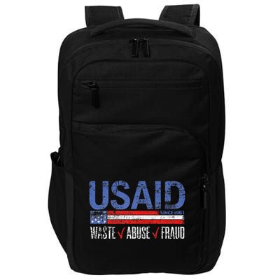 Funny Usaid Waste Abuse Fraud Since 1961 D.O.G.E 2025 Impact Tech Backpack