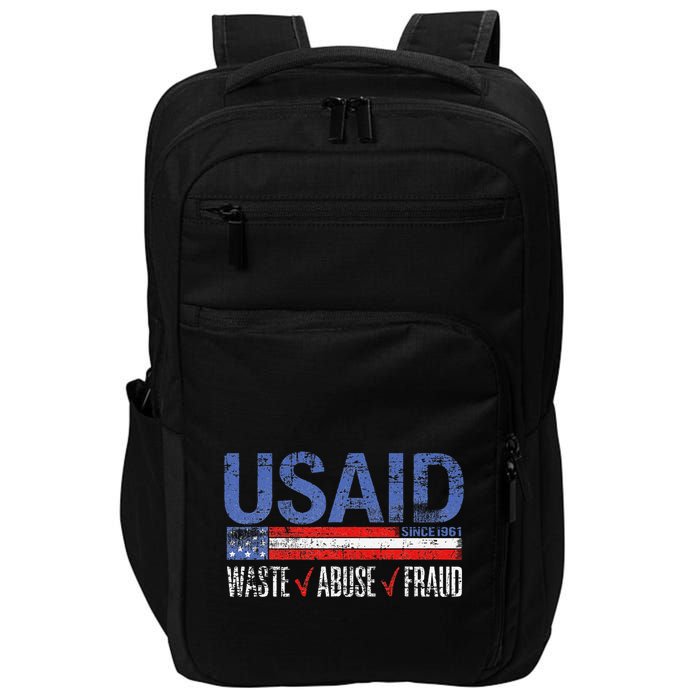 Funny Usaid Waste Abuse Fraud Since 1961 D.O.G.E 2025 Impact Tech Backpack