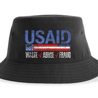 Funny Usaid Waste Abuse Fraud Since 1961 D.O.G.E 2025 Sustainable Bucket Hat