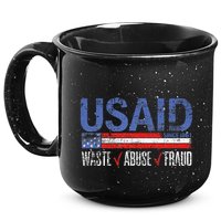 Funny Usaid Waste Abuse Fraud Since 1961 D.O.G.E 2025 15oz Campfire Ceramic Mug