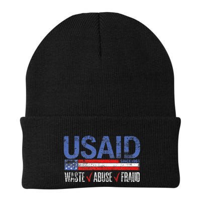 Funny Usaid Waste Abuse Fraud Since 1961 D.O.G.E 2025 Beanie
