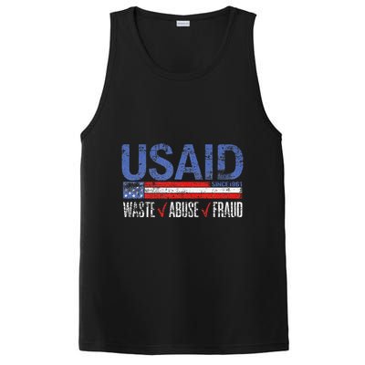 Funny Usaid Waste Abuse Fraud Since 1961 D.O.G.E 2025 PosiCharge Competitor Tank