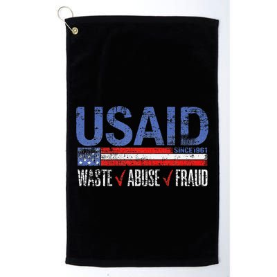Funny Usaid Waste Abuse Fraud Since 1961 D.O.G.E 2025 Golf Towel