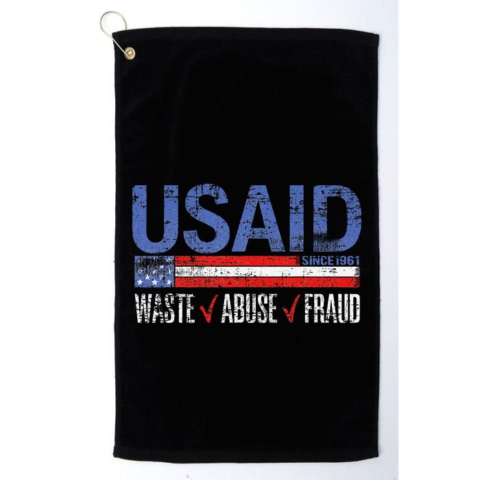 Funny Usaid Waste Abuse Fraud Since 1961 D.O.G.E 2025 Golf Towel