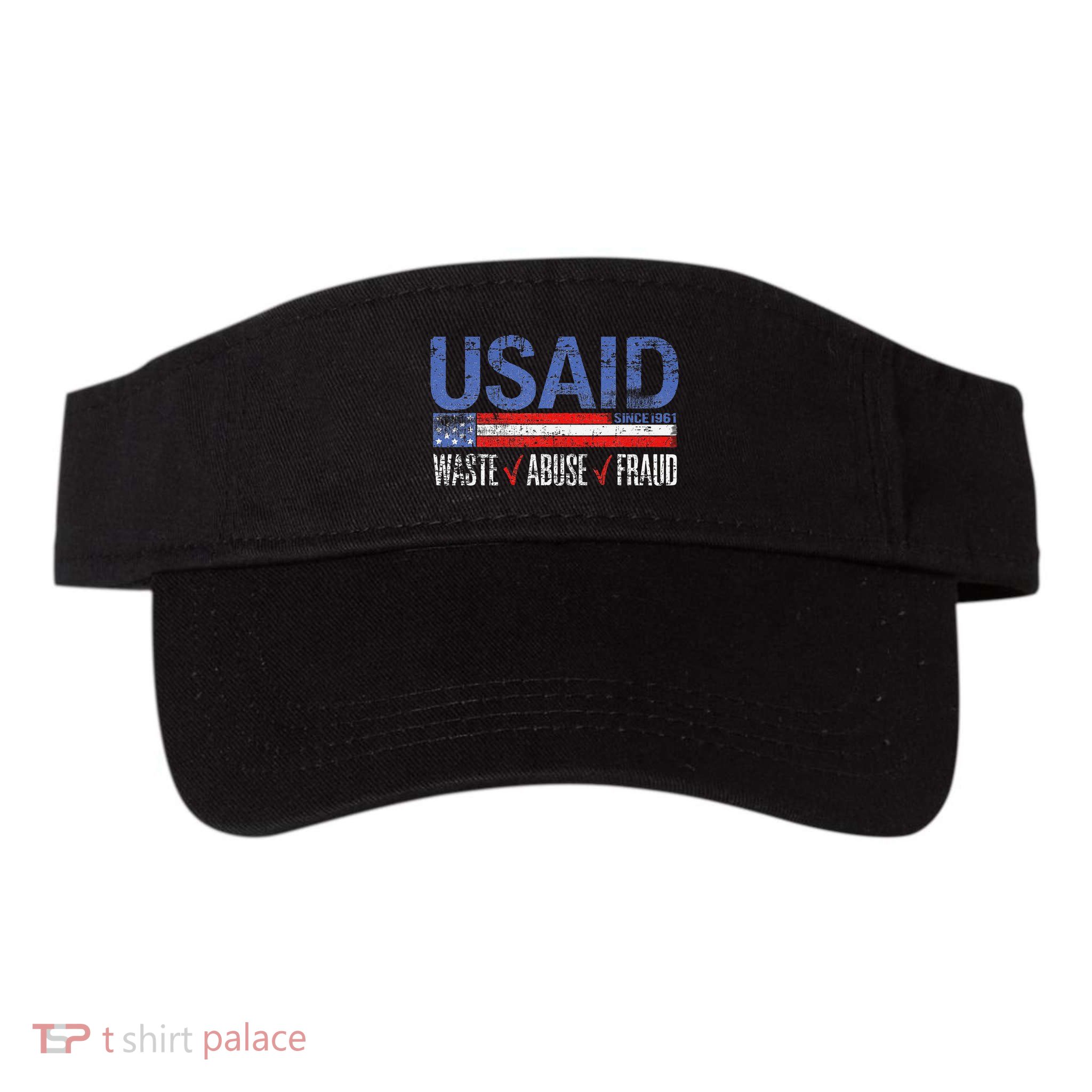 Funny Usaid Waste Abuse Fraud Since 1961 D.O.G.E 2025 Visor
