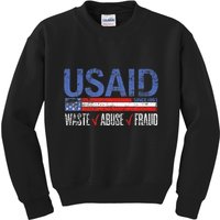 Funny Usaid Waste Abuse Fraud Since 1961 D.O.G.E 2025 Kids Sweatshirt