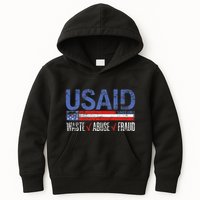 Funny Usaid Waste Abuse Fraud Since 1961 D.O.G.E 2025 Kids Hoodie