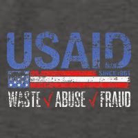 Funny Usaid Waste Abuse Fraud Since 1961 D.O.G.E 2025 Vector Backpack