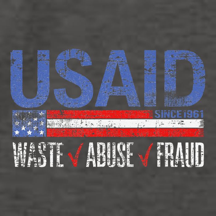 Funny Usaid Waste Abuse Fraud Since 1961 D.O.G.E 2025 Vector Backpack