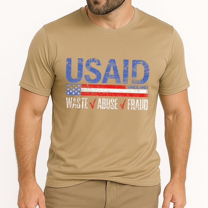 Funny Usaid Waste Abuse Fraud Since 1961 D.O.G.E 2025 Performance Shirt