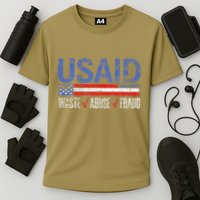 Funny Usaid Waste Abuse Fraud Since 1961 D.O.G.E 2025 Performance Shirt