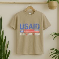 Funny Usaid Waste Abuse Fraud Since 1961 D.O.G.E 2025 T-Shirt