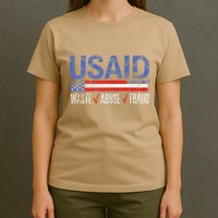 Funny Usaid Waste Abuse Fraud Since 1961 D.O.G.E 2025 T-Shirt