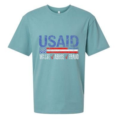 Funny Usaid Waste Abuse Fraud Since 1961 D.O.G.E 2025 Sueded Cloud Jersey T-Shirt