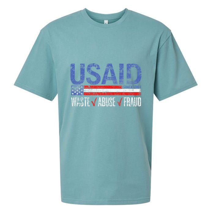 Funny Usaid Waste Abuse Fraud Since 1961 D.O.G.E 2025 Sueded Cloud Jersey T-Shirt