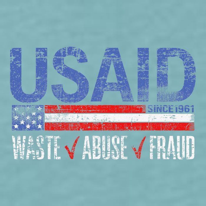 Funny Usaid Waste Abuse Fraud Since 1961 D.O.G.E 2025 Sueded Cloud Jersey T-Shirt