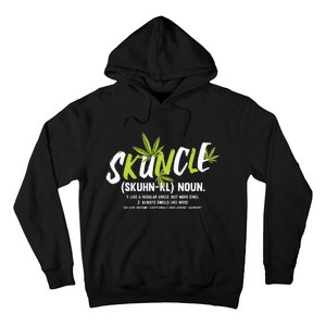 Funny Uncle Weed Smoker Skuncle Marijuana Uncle Hoodie