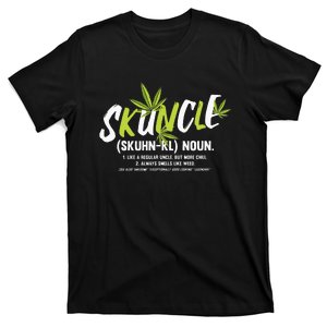 Funny Uncle Weed Smoker Skuncle Marijuana Uncle T-Shirt